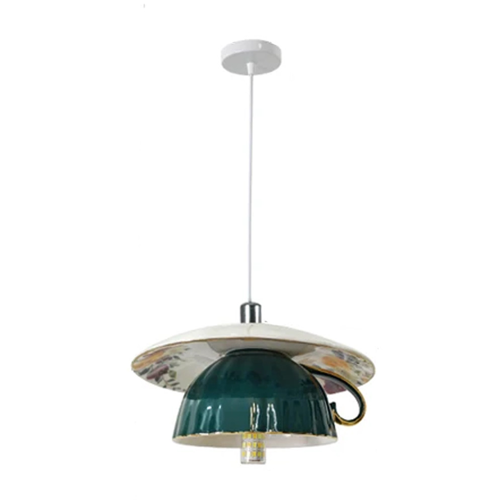 Подвесные светильники в виде чаши с цветочным блюдцем Flower Reversal