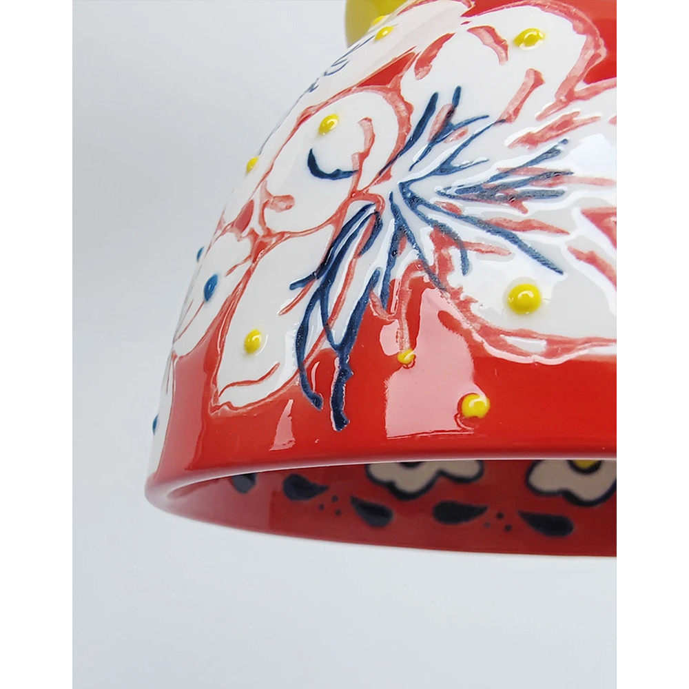 Подвесные светильники в виде чаши с цветочным орнаментом Flower Reversal