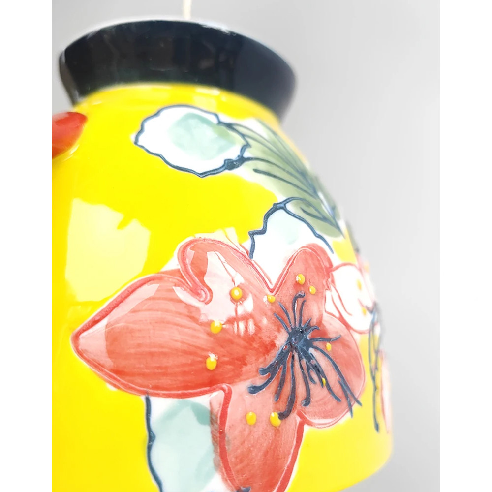 Подвесные светильники в виде чаши с цветочным орнаментом Flower Reversal