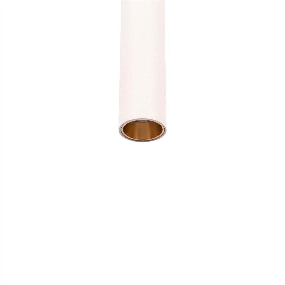 Подвсеной светильник светодиодный металлический цилиндрической формы Высота 30см Trumpet tube