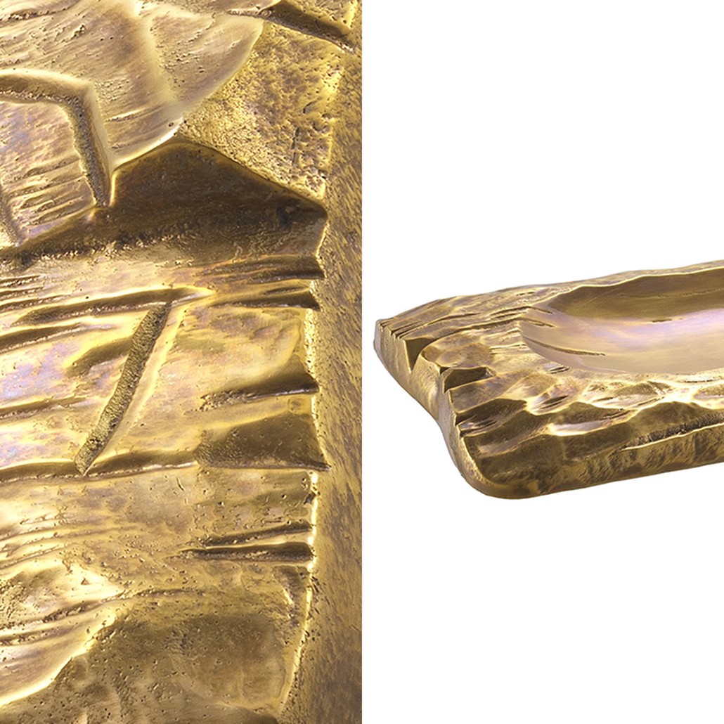 Поднос Eichholtz Tray Chiasso Brass