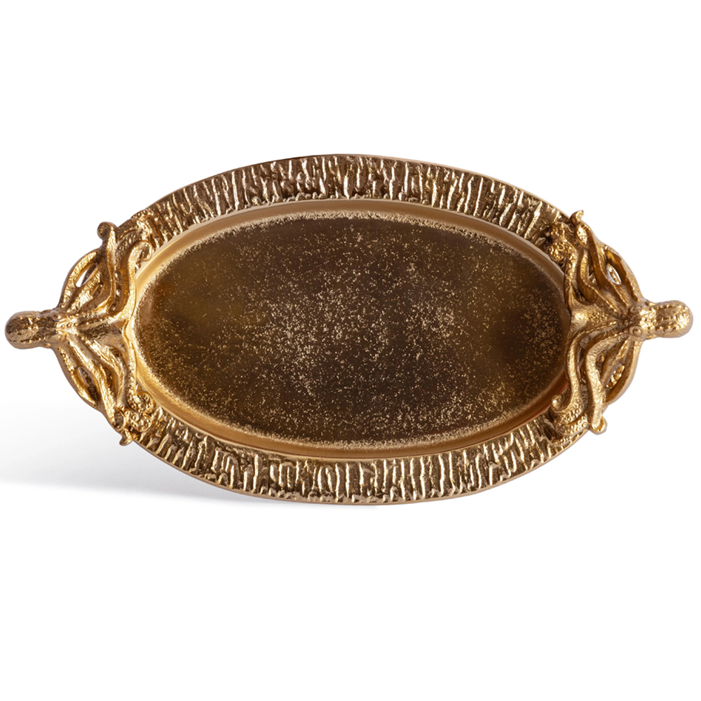 Поднос Mirror Surface Gold
