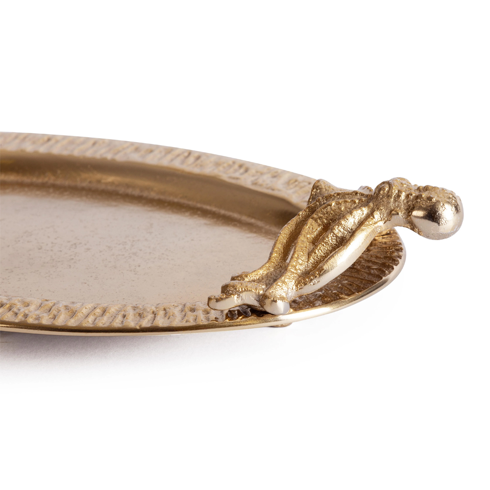 Поднос Mirror Surface Gold
