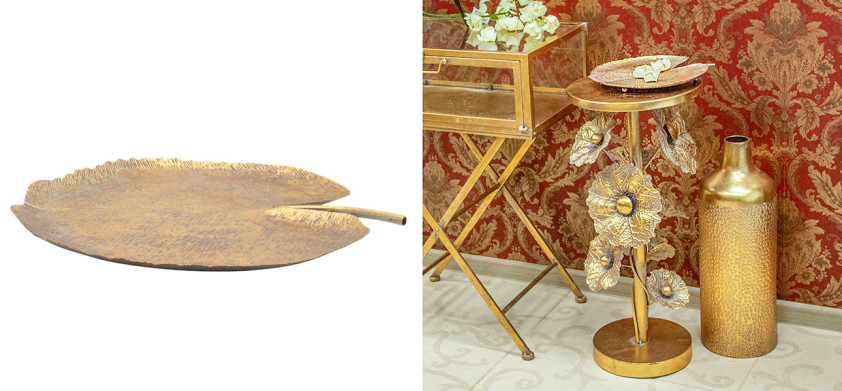 Поднос в виде листочка Autumn