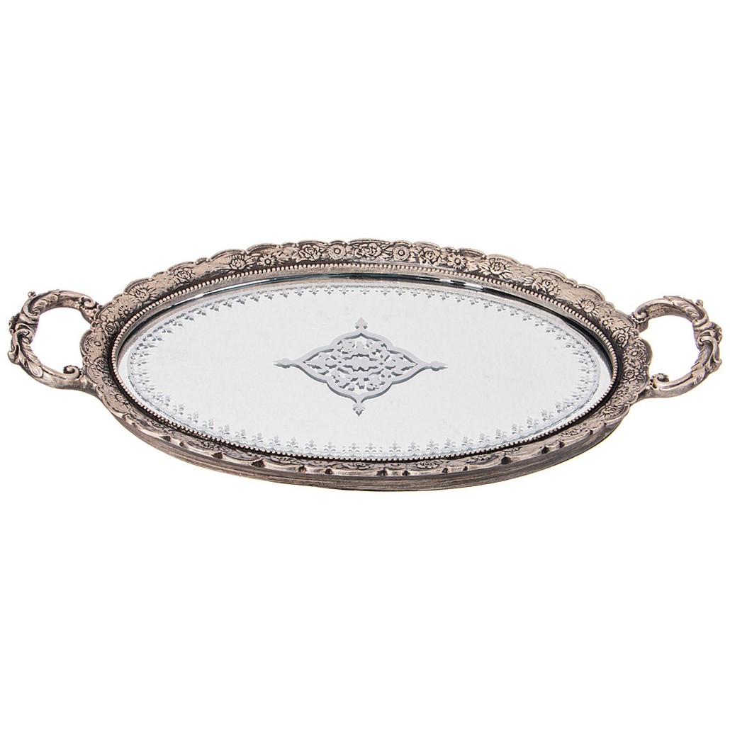 Поднос декоративный Mirror Surface Bronze