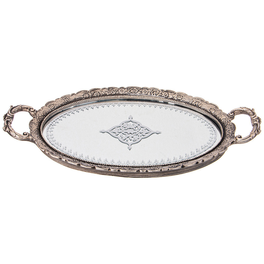 Поднос декоративный Mirror Surface Bronze