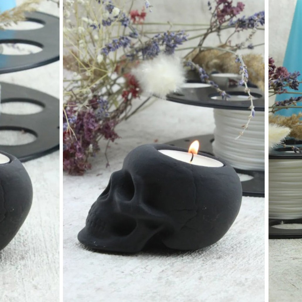 Подсвечник Black Skull