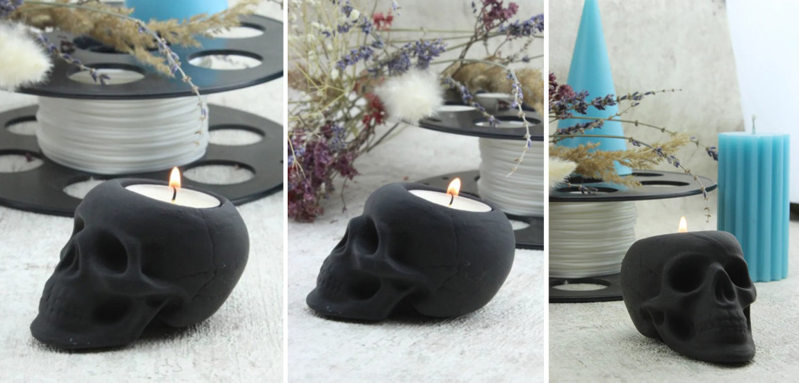 Подсвечник Black Skull