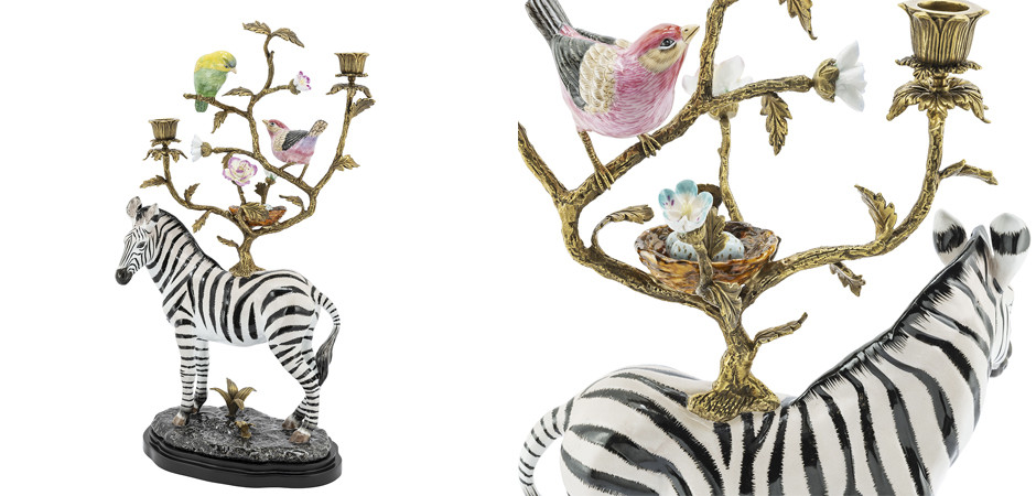 Подсвечник CANDLEHOLDER ATLANTA ZEBER