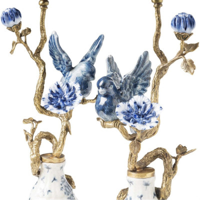 Подсвечник Candleholder Birds Atlanta Set 2 Pcs