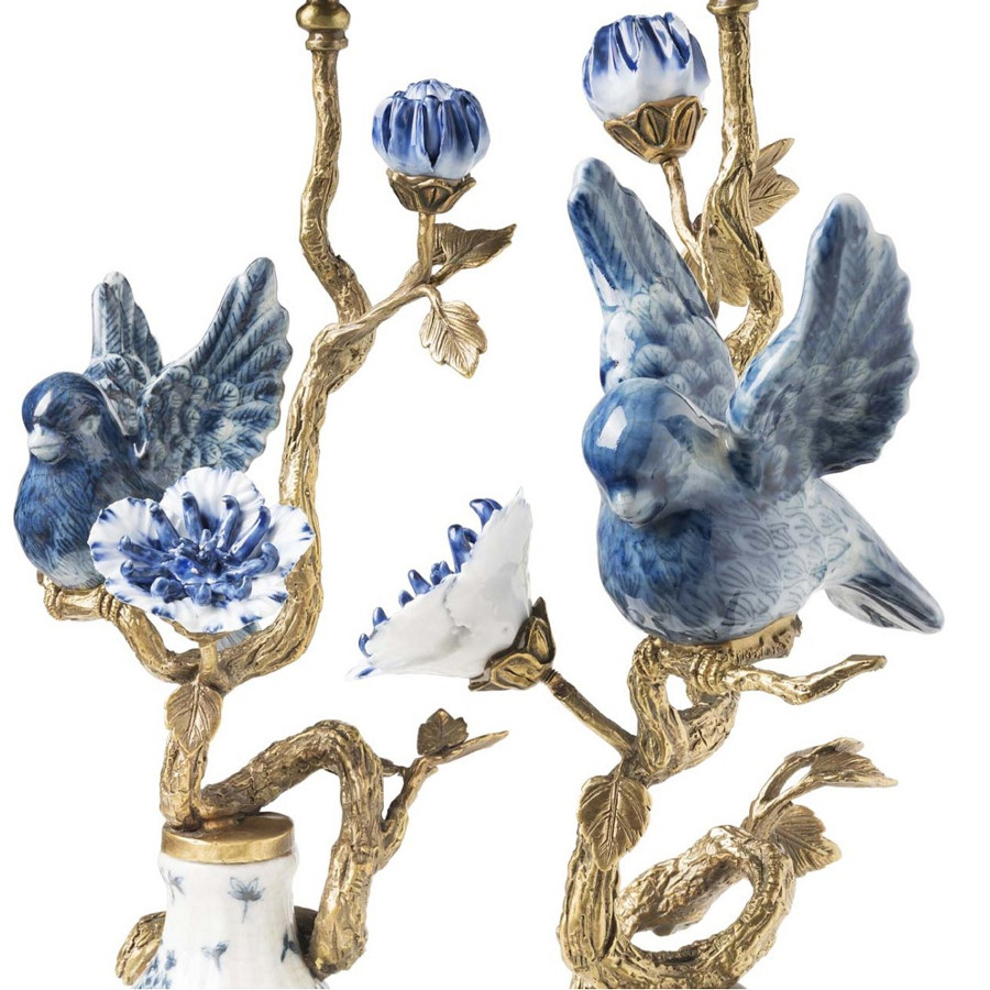 Подсвечник Candleholder Birds Atlanta Set 2 Pcs
