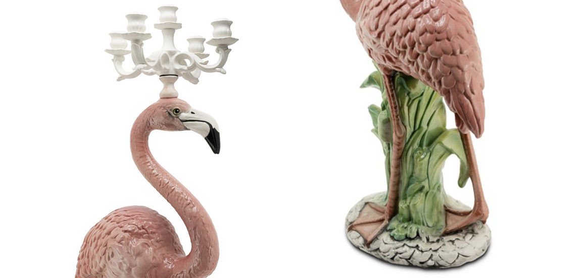 Подсвечник Candleholder Flamingo Bisc
