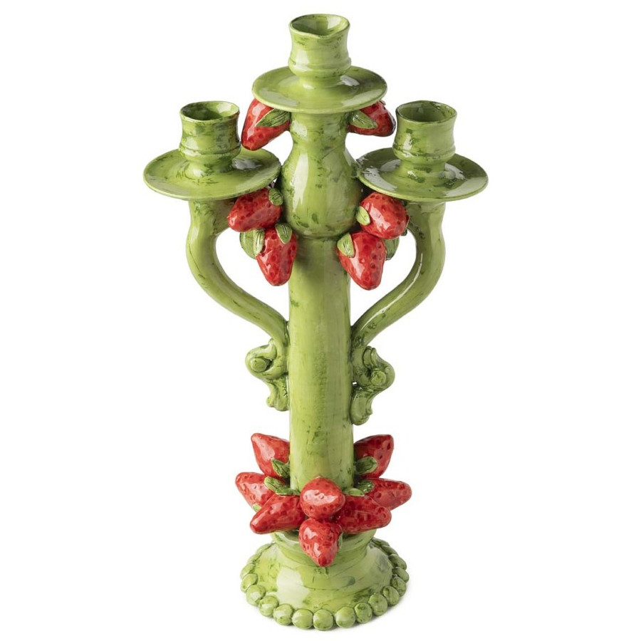 Подсвечник Candleholder Heart Strawberry X3