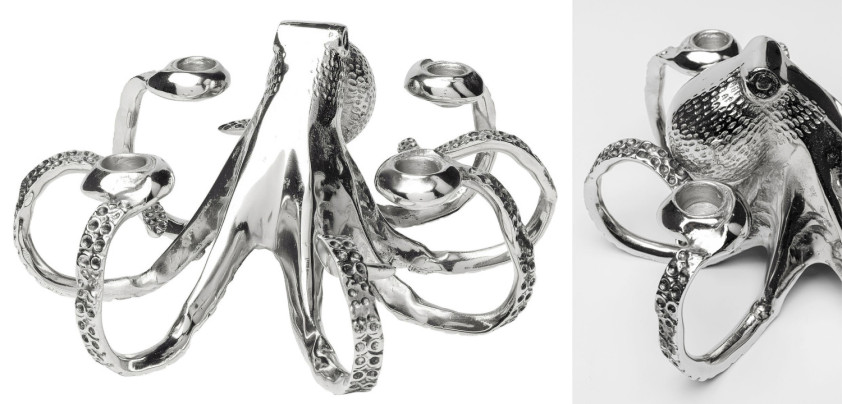 Подсвечник Chrome Octopus