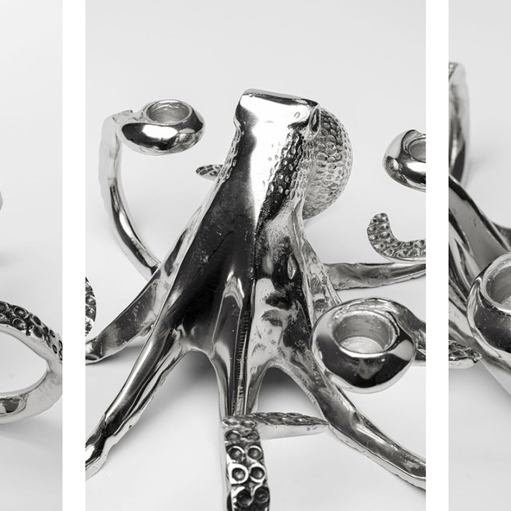 Подсвечник Chrome Octopus