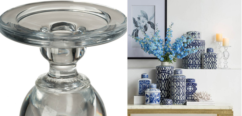 Подсвечник Glass Candlestick II