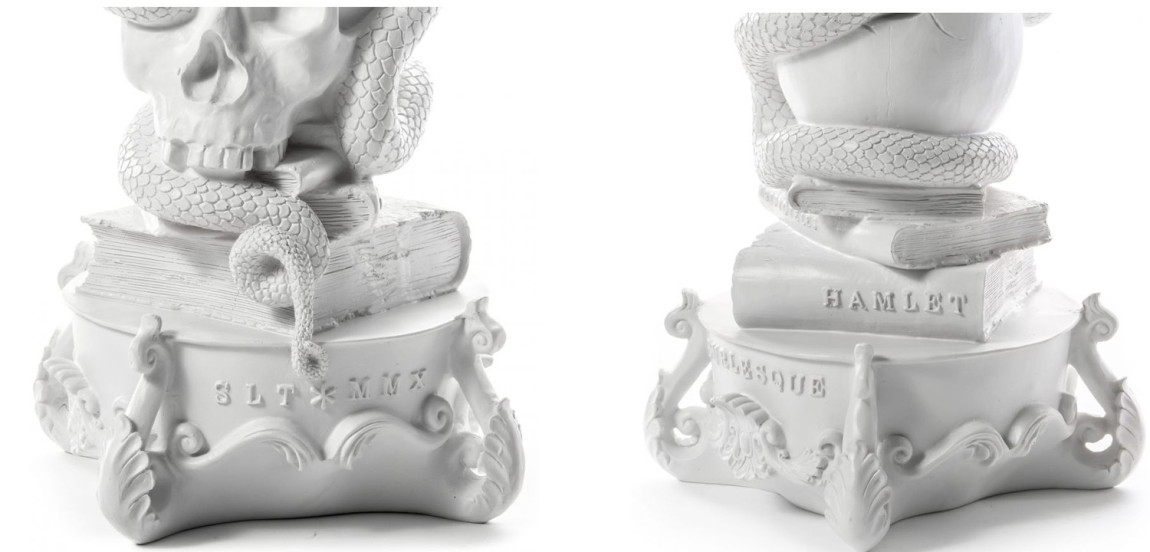 Подсвечник Seletti Giant Burlesque Skull White