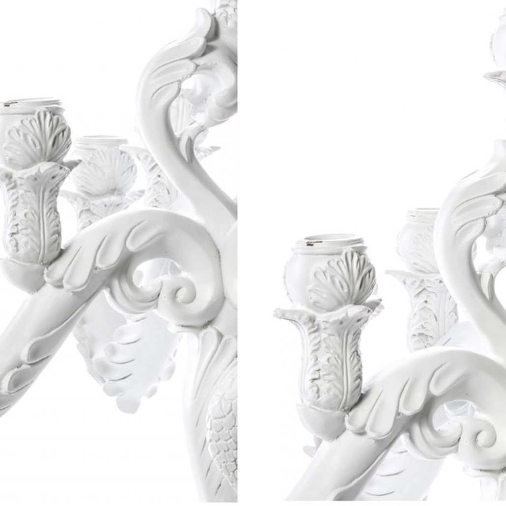 Подсвечник Seletti Giant Burlesque Skull White