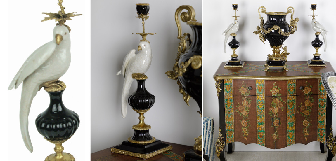 Подсвечник White Parrot