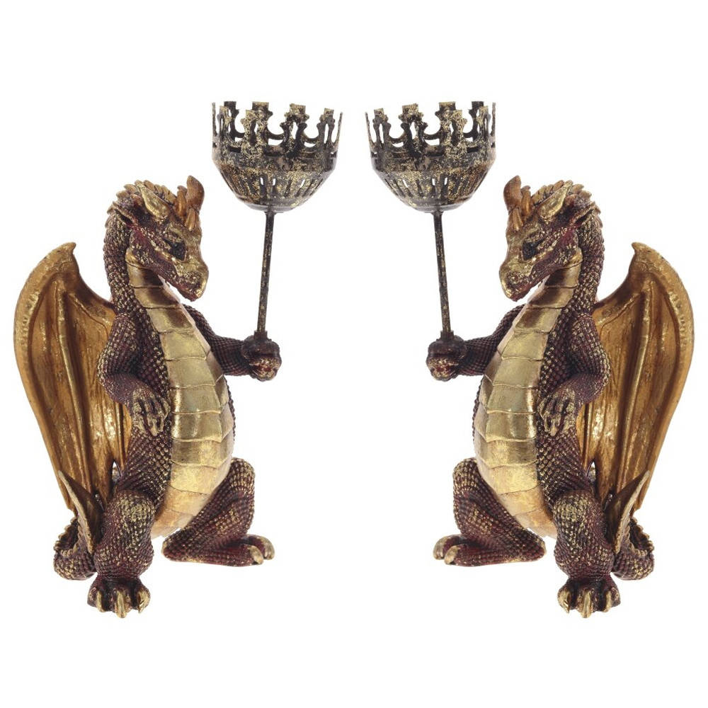Подсвечник в виде дракона Dragon candlestick L or R