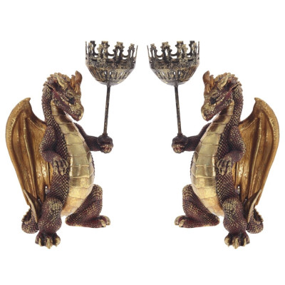 Подсвечник в виде дракона Dragon candlestick L or R