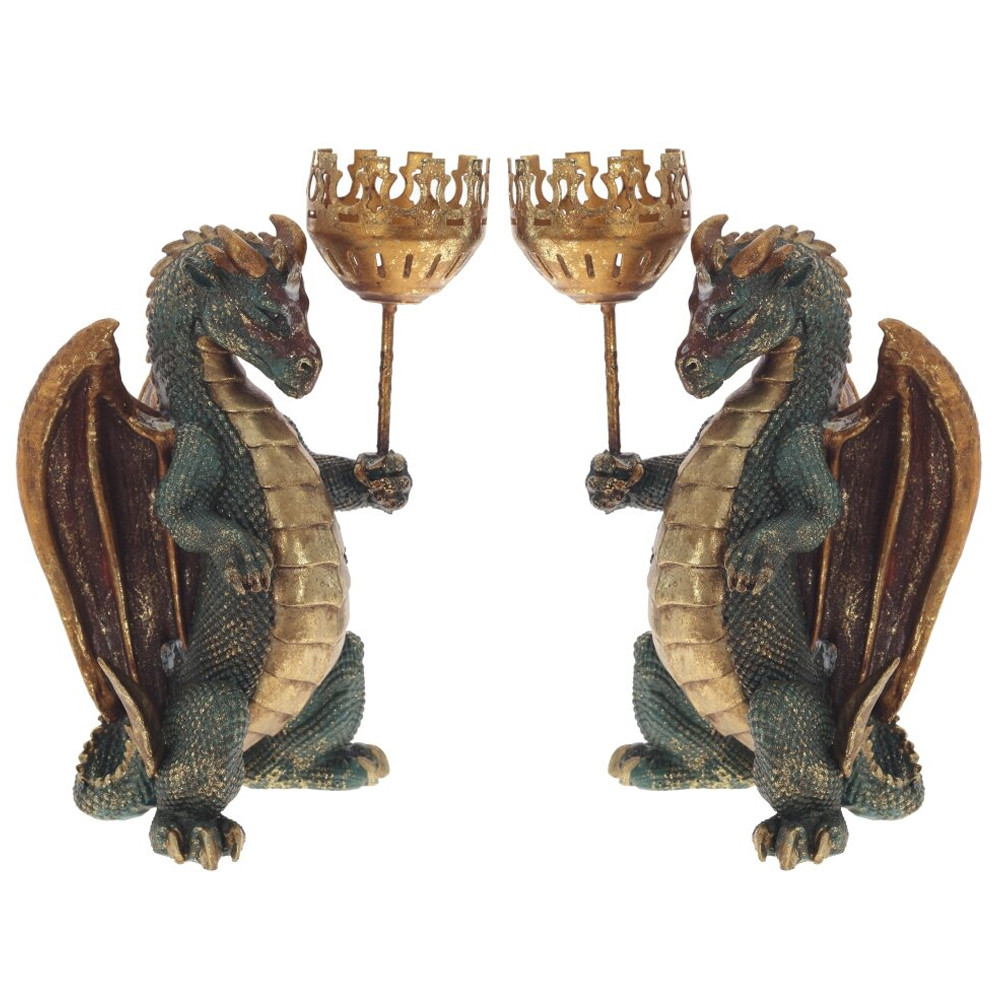 Подсвечник в виде дракона Dragon candlestick L or R