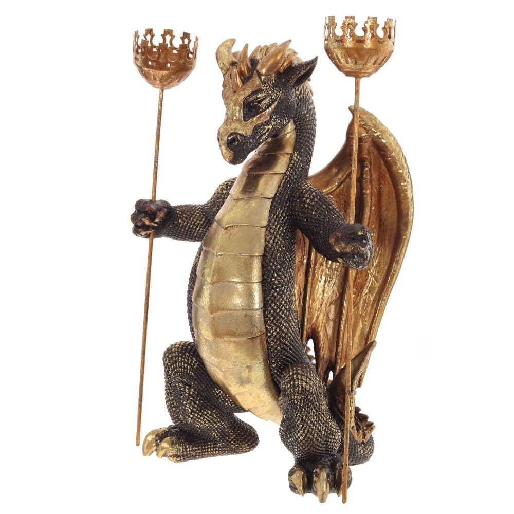Подсвечник Дракон Dragon with Two Candlesticks