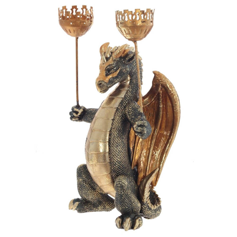Подсвечник Дракон Dragon with Two Candlesticks