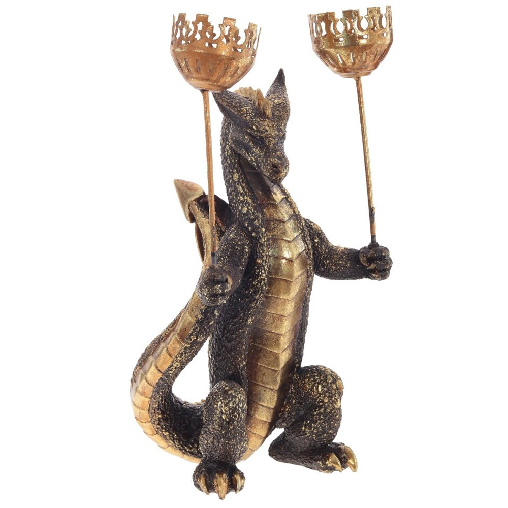 Подсвечник Дракон Dragon with Two Candlesticks