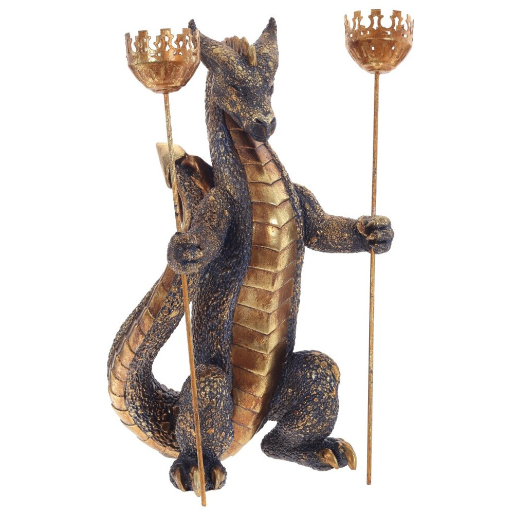 Подсвечник Дракон Dragon with Two Candlesticks