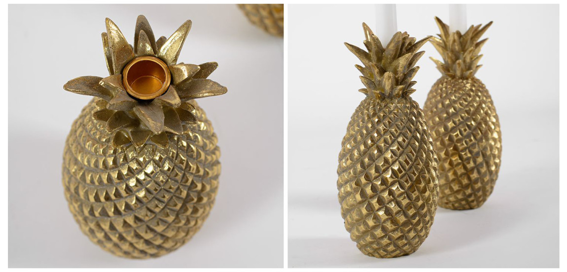 Подсвечник Золотой Ананас