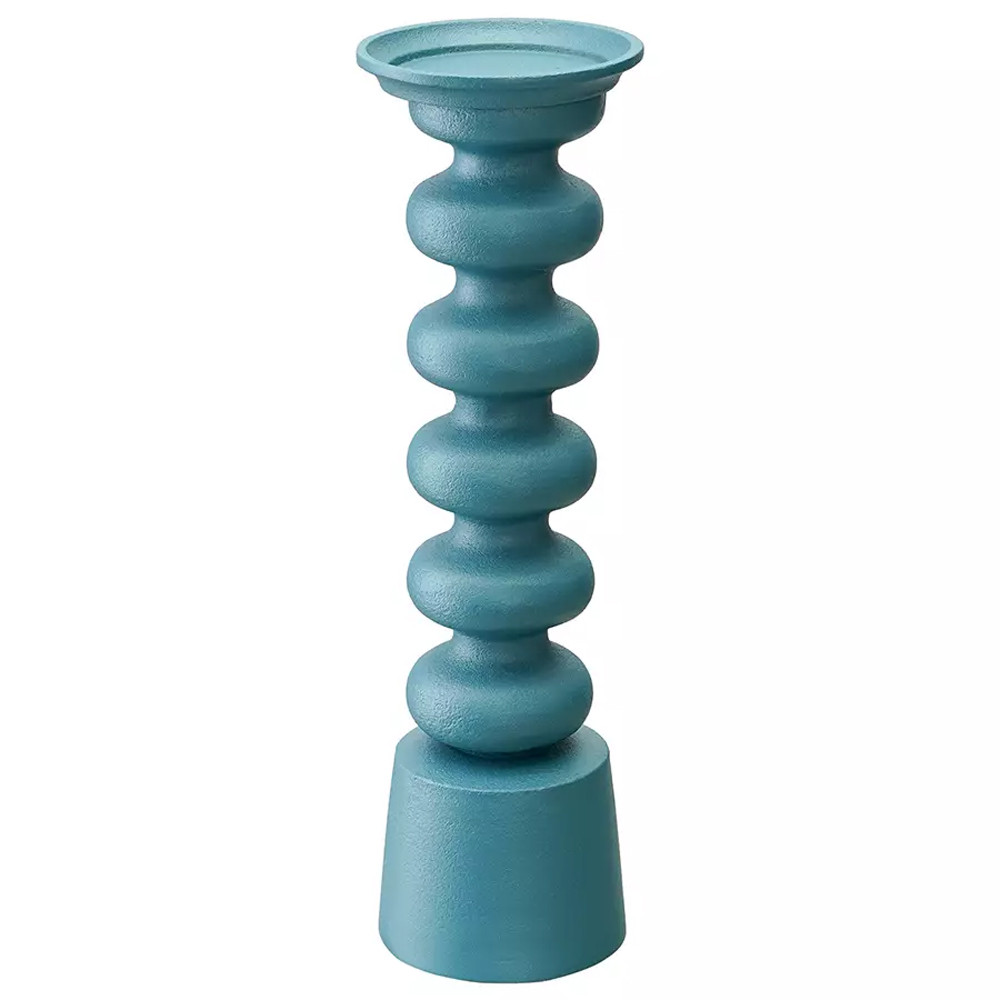 Подсвечник фигурный голубой Bright Accent 33 см