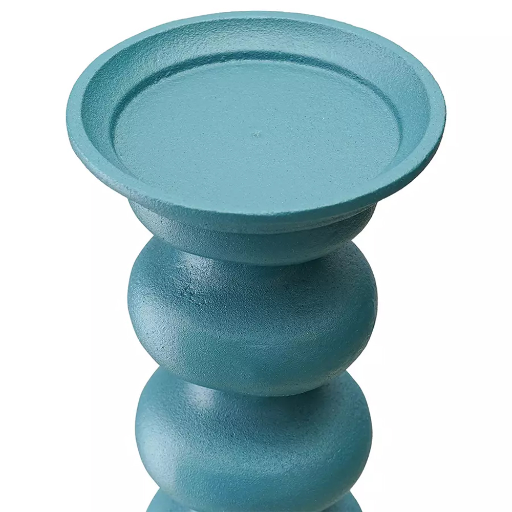 Подсвечник фигурный голубой Bright Accent 33 см