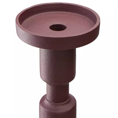 Подсвечник фигурный сливовый Bright Accent 35 см