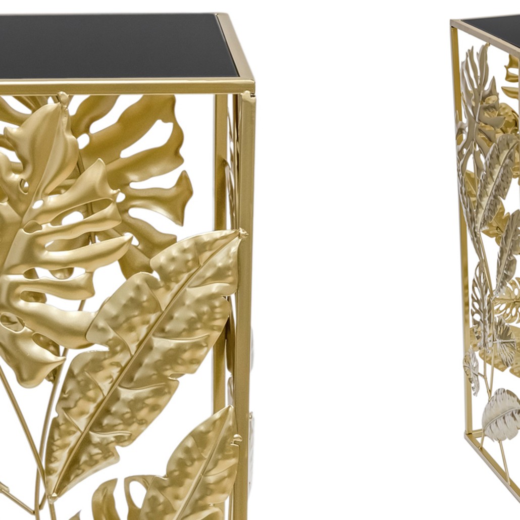Подставка Tropical Gold Leaves Stand S