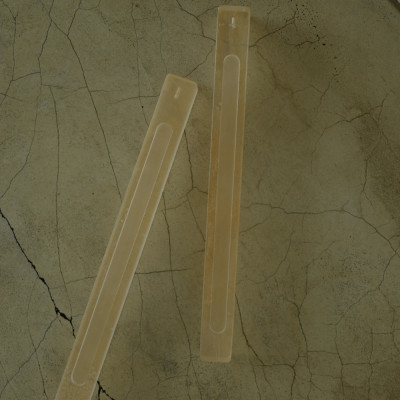 Подставка под благовония из эпоксидной смолы прямоугольная шампань Epoxy Flowers Incense Stand Champagne