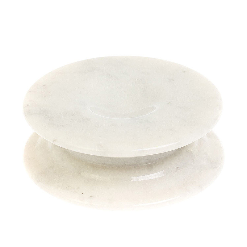 Подставка под шар из натурального камня Мрамор Белый Natural Stone Sphere Stands