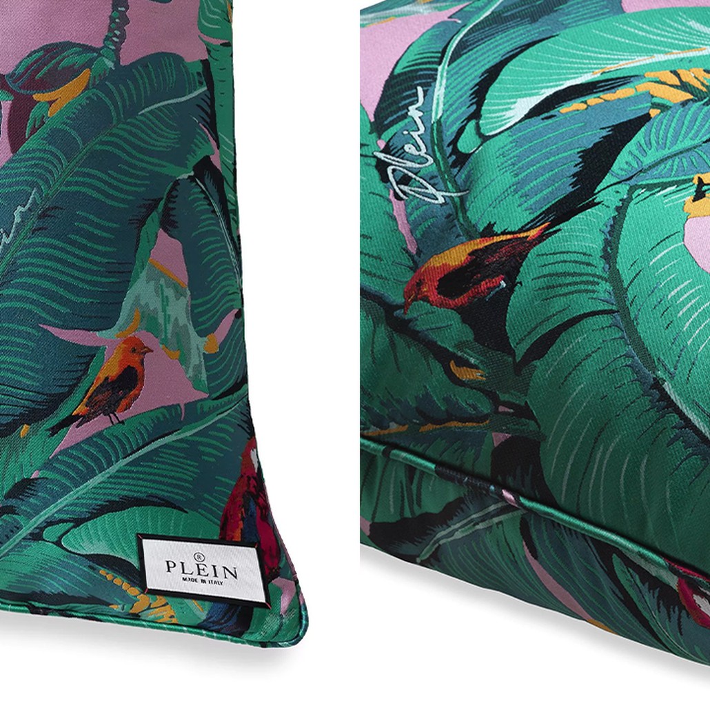 Подушка Philipp Plein Cushion Parrot 50 x 50