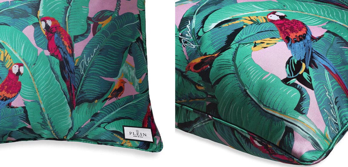 Подушка Philipp Plein Cushion Parrot 50 x 50