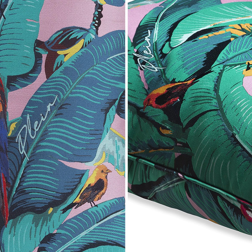 Подушка Philipp Plein Cushion Parrot 70 x 70