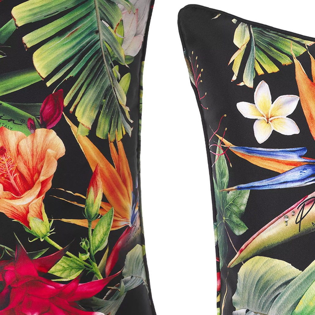 Подушка Philipp Plein Cushion Silk Jungledonna 70 x 70