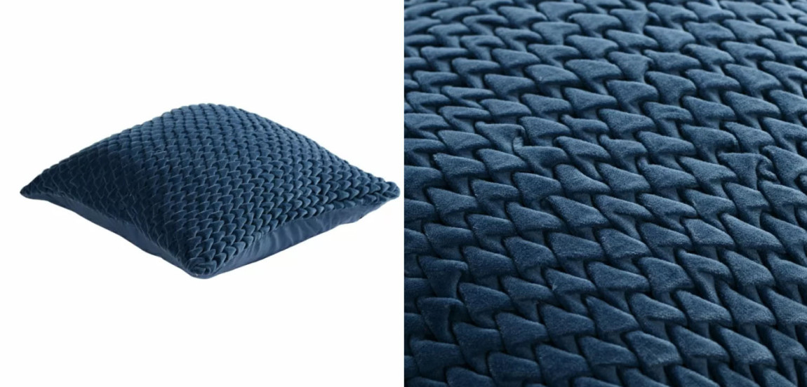 Подушка Purnama Quilting blue