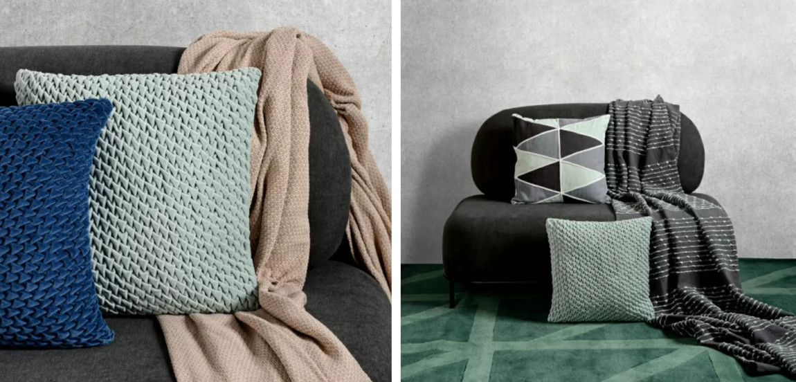 Подушка Purnama Quilting mint