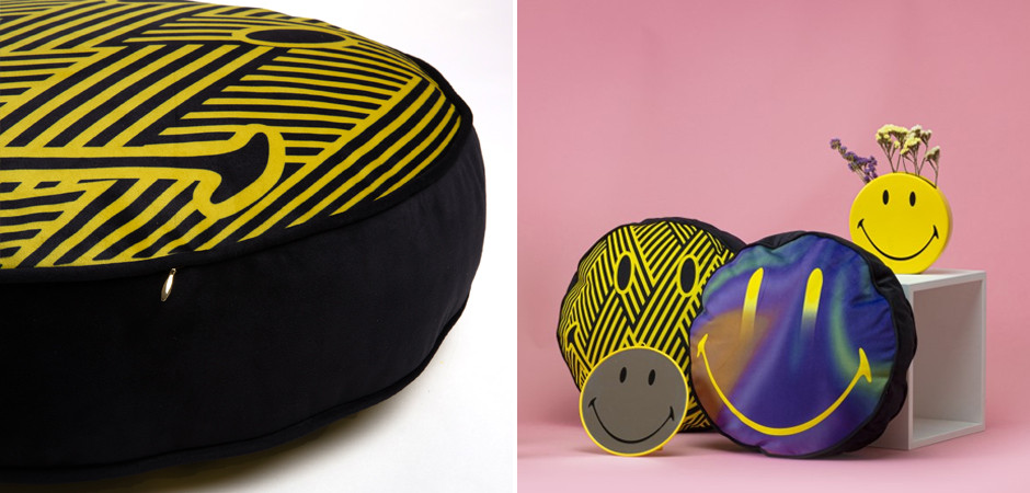 Подушка Zig-Zag Cushion Smiley