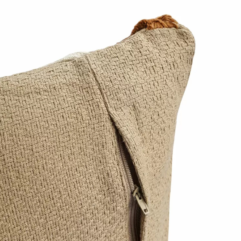 Подушка декоративная с бахромой и вышивкой Divine Abstractions