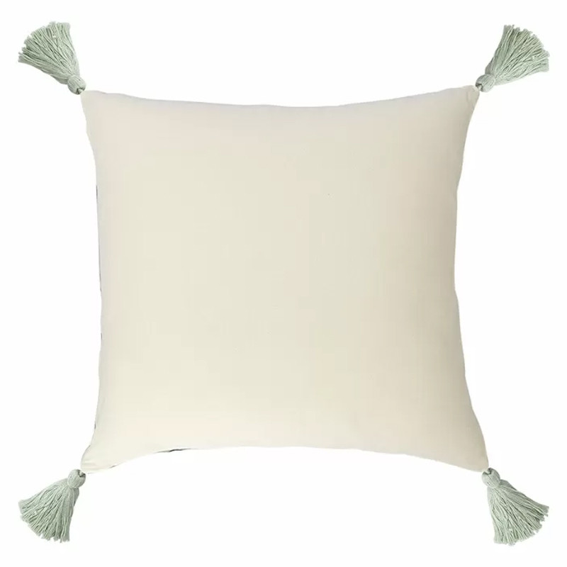 Подушка с цветочным принтом и кисточками Blooming Elegance Daisy
