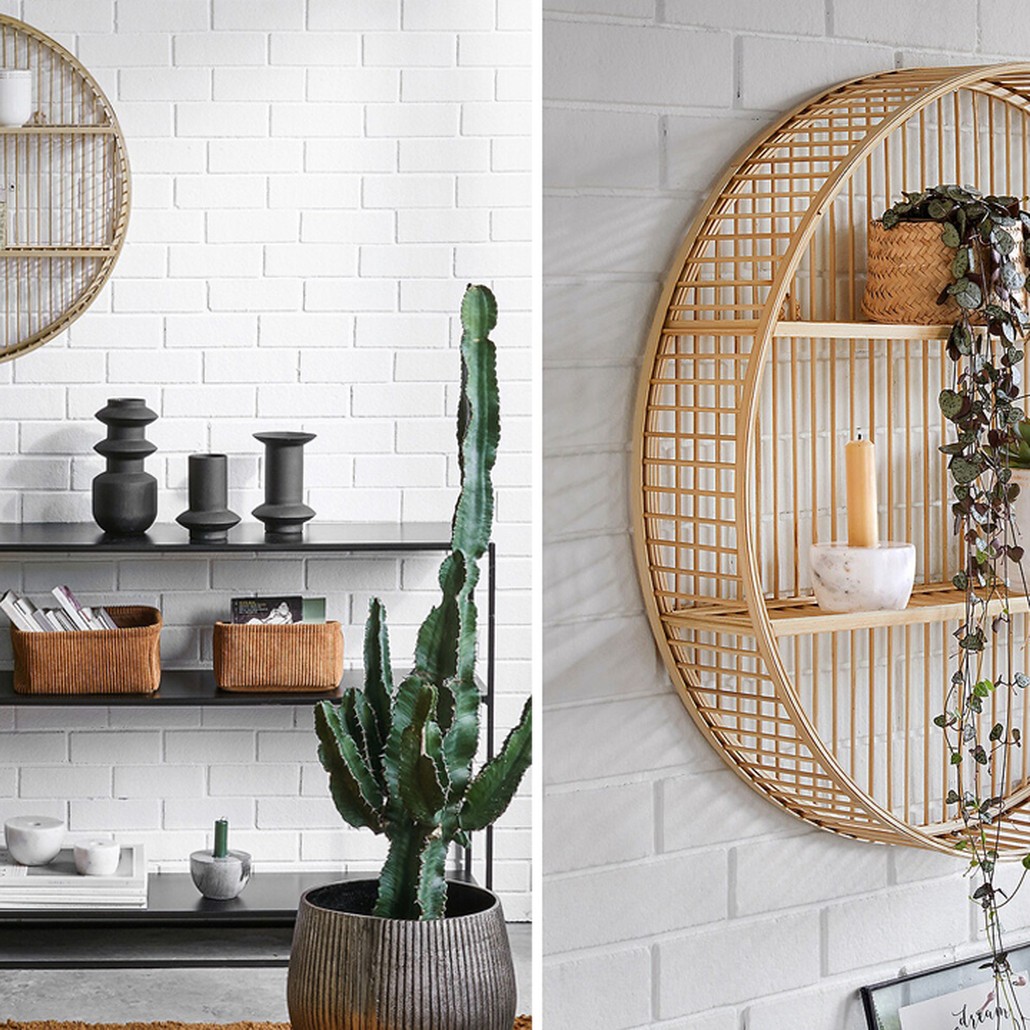 Полка Wicker Bamboo Shelf