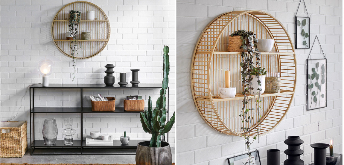 Полка Wicker Bamboo Shelf