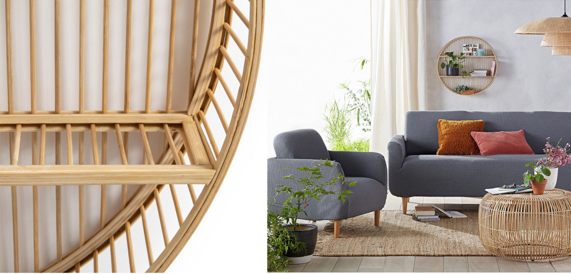 Полка Wicker Bamboo Shelf