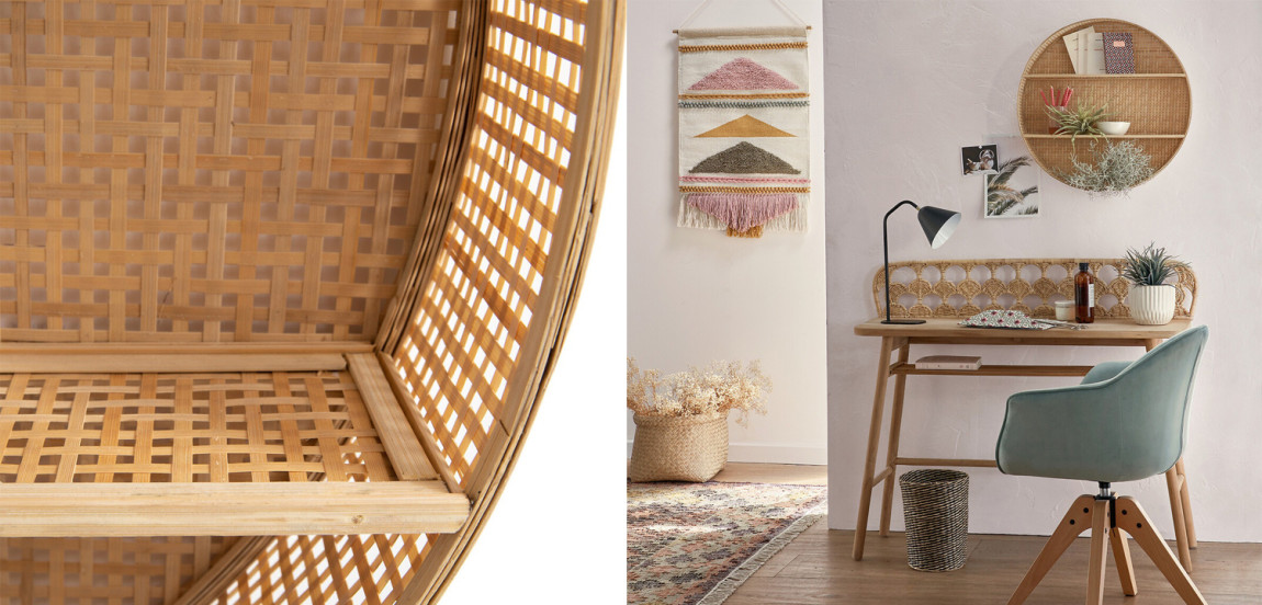Полка Wicker Bamboo Shelf cells
